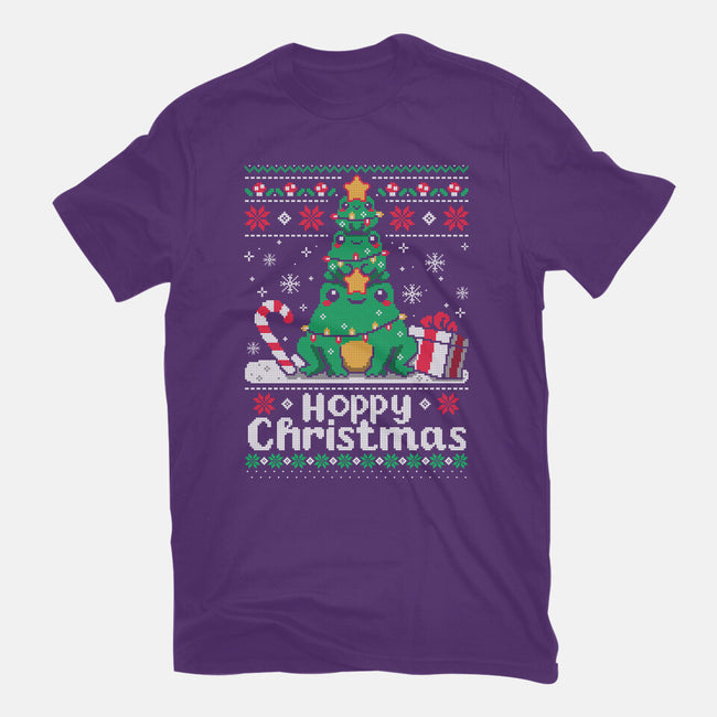 Hoppy Christmas Tree Frog-Mens-Premium-Tee-NemiMakeit