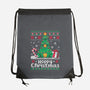 Hoppy Christmas Tree Frog-None-Drawstring-Bag-NemiMakeit