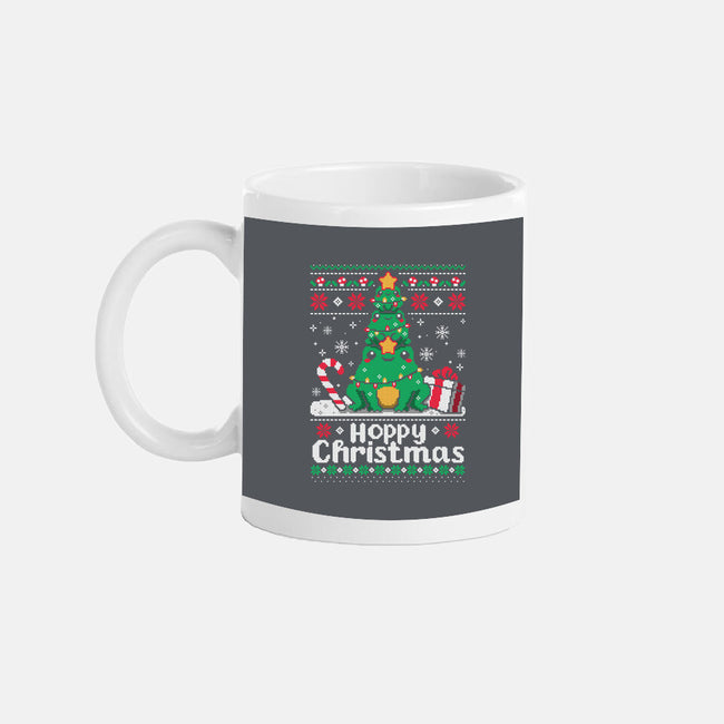 Hoppy Christmas Tree Frog-None-Mug-Drinkware-NemiMakeit