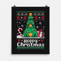 Hoppy Christmas Tree Frog-None-Matte-Poster-NemiMakeit