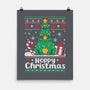 Hoppy Christmas Tree Frog-None-Matte-Poster-NemiMakeit