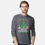 Hoppy Christmas Tree Frog-Mens-Long Sleeved-Tee-NemiMakeit
