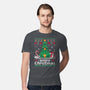 Hoppy Christmas Tree Frog-Mens-Premium-Tee-NemiMakeit