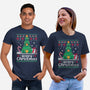 Hoppy Christmas Tree Frog-Unisex-Basic-Tee-NemiMakeit