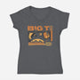Big T Records-Womens-V-Neck-Tee-ilustrata