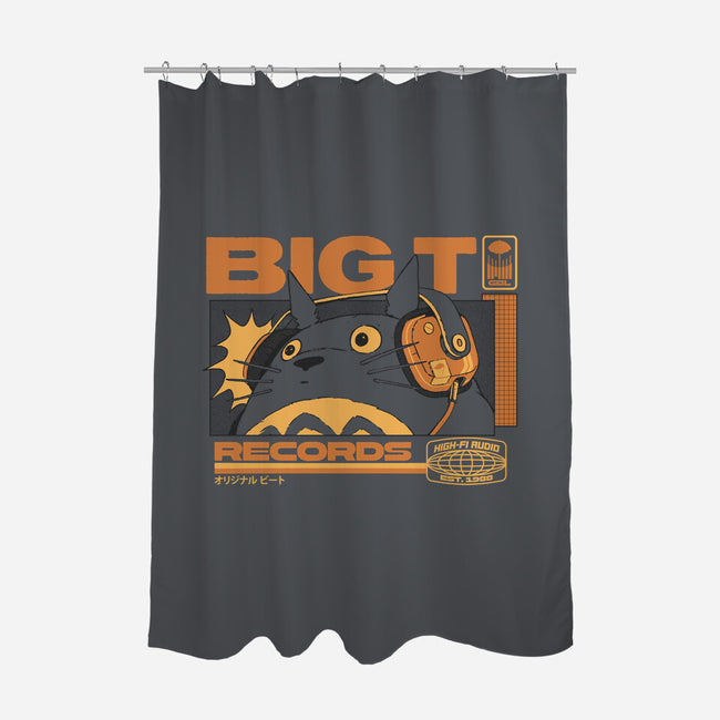 Big T Records-None-Polyester-Shower Curtain-ilustrata