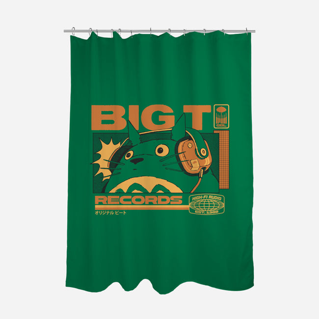 Big T Records-None-Polyester-Shower Curtain-ilustrata