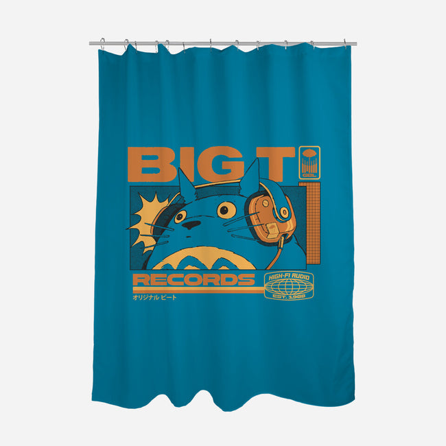 Big T Records-None-Polyester-Shower Curtain-ilustrata