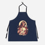 The Lady And The Creature-Unisex-Kitchen-Apron-ilustrata