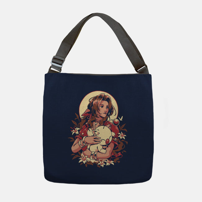 The Lady And The Creature-None-Adjustable Tote-Bag-ilustrata