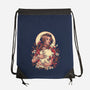 The Lady And The Creature-None-Drawstring-Bag-ilustrata