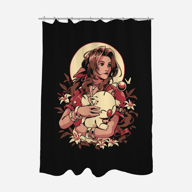 The Lady And The Creature-None-Polyester-Shower Curtain-ilustrata
