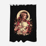 The Lady And The Creature-None-Polyester-Shower Curtain-ilustrata