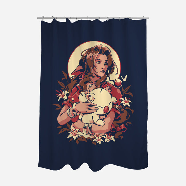 The Lady And The Creature-None-Polyester-Shower Curtain-ilustrata