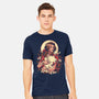 The Lady And The Creature-Mens-Heavyweight-Tee-ilustrata