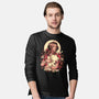 The Lady And The Creature-Mens-Long Sleeved-Tee-ilustrata