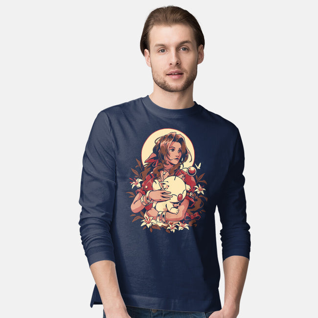 The Lady And The Creature-Mens-Long Sleeved-Tee-ilustrata