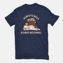 Always Busy Doing Nothing Cats-Mens-Basic-Tee-tobefonseca