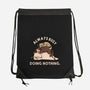 Always Busy Doing Nothing Cats-None-Drawstring-Bag-tobefonseca