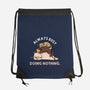 Always Busy Doing Nothing Cats-None-Drawstring-Bag-tobefonseca