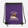 Always Busy Doing Nothing Cats-None-Drawstring-Bag-tobefonseca
