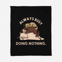 Always Busy Doing Nothing Cats-None-Fleece-Blanket-tobefonseca