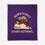 Always Busy Doing Nothing Cats-None-Fleece-Blanket-tobefonseca