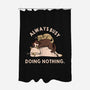 Always Busy Doing Nothing Cats-None-Polyester-Shower Curtain-tobefonseca