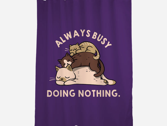 Always Busy Doing Nothing Cats