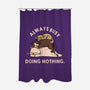Always Busy Doing Nothing Cats-None-Polyester-Shower Curtain-tobefonseca