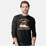 Always Busy Doing Nothing Cats-Mens-Long Sleeved-Tee-tobefonseca