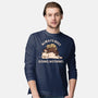 Always Busy Doing Nothing Cats-Mens-Long Sleeved-Tee-tobefonseca