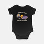 Born  To Nap Forced To Work-Baby-Basic-Onesie-tobefonseca