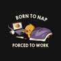 Born  To Nap Forced To Work-Youth-Crew Neck-Sweatshirt-tobefonseca