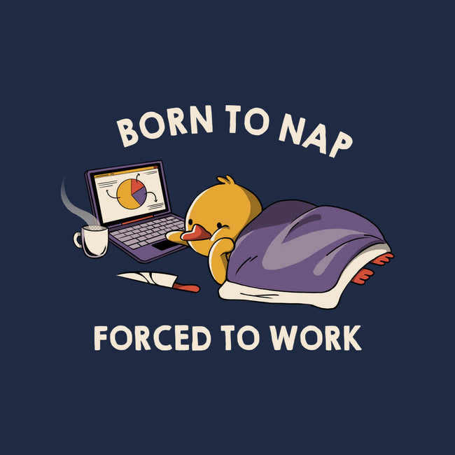 Born  To Nap Forced To Work-Womens-V-Neck-Tee-tobefonseca