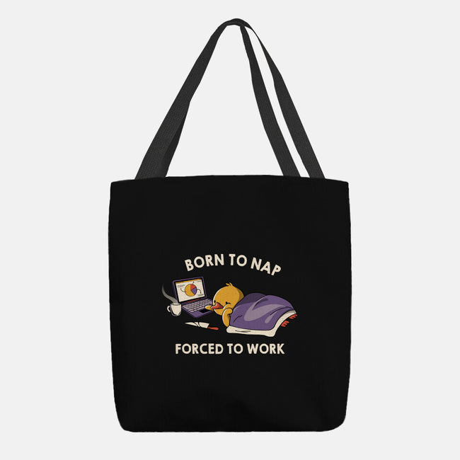 Born  To Nap Forced To Work-None-Basic Tote-Bag-tobefonseca