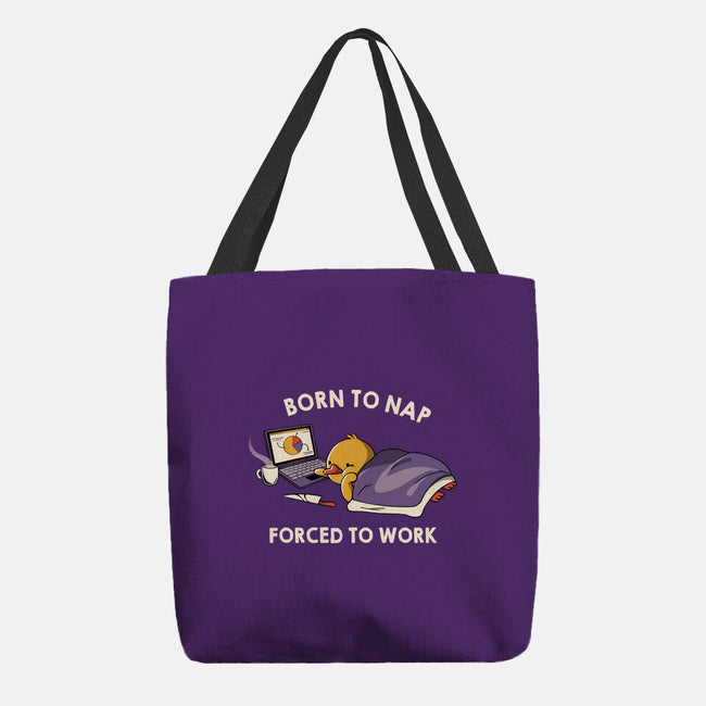 Born  To Nap Forced To Work-None-Basic Tote-Bag-tobefonseca