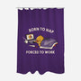 Born  To Nap Forced To Work-None-Polyester-Shower Curtain-tobefonseca