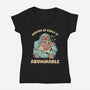 It's Abominable-Womens-V-Neck-Tee-tobefonseca