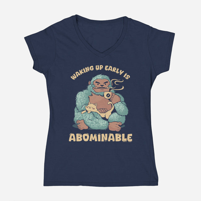 It's Abominable-Womens-V-Neck-Tee-tobefonseca