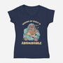 It's Abominable-Womens-V-Neck-Tee-tobefonseca