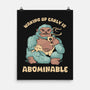 It's Abominable-None-Matte-Poster-tobefonseca