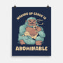 It's Abominable-None-Matte-Poster-tobefonseca