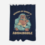 It's Abominable-None-Polyester-Shower Curtain-tobefonseca