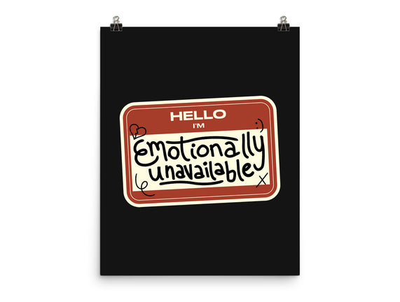 I'm Emotionally Unavailable