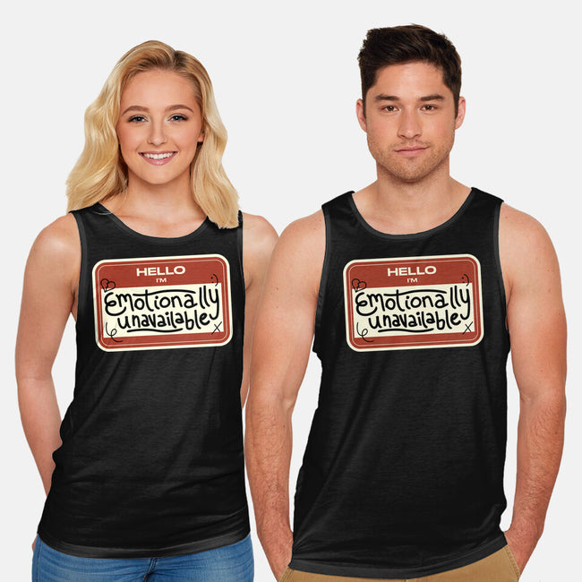 I'm Emotionally Unavailable-Unisex-Basic-Tank-tobefonseca