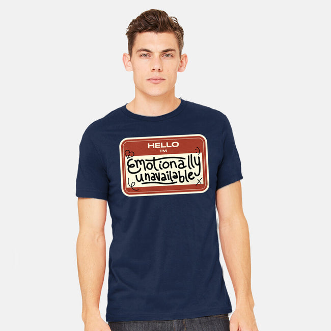I'm Emotionally Unavailable-Mens-Heavyweight-Tee-tobefonseca