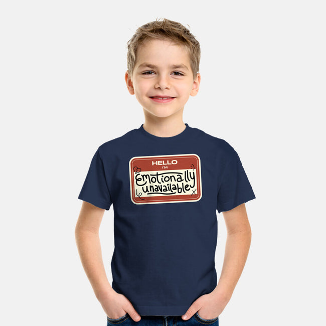 I'm Emotionally Unavailable-Youth-Basic-Tee-tobefonseca