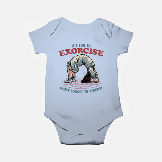 It’s Fun To Exorcise-Baby-Basic-Onesie-glitchygorilla
