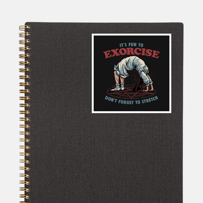It’s Fun To Exorcise-None-Glossy-Sticker-glitchygorilla